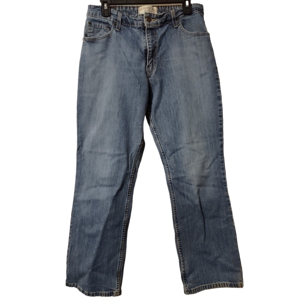 Levi Strauss Signature Jeans Misses 12 Short Stretch Mid‎ Rise Bootcut 5 pocket